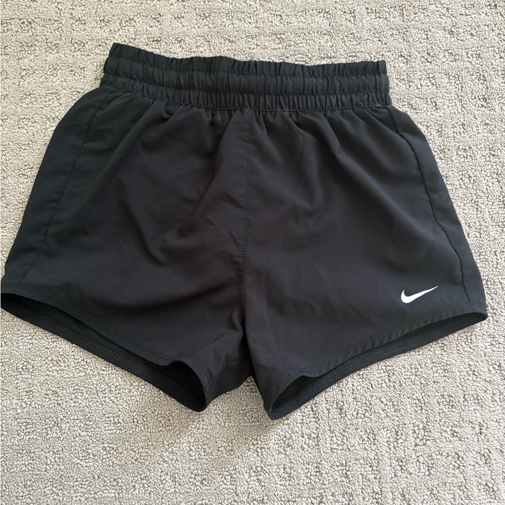 Nike Girl's Black Athletic Shorts